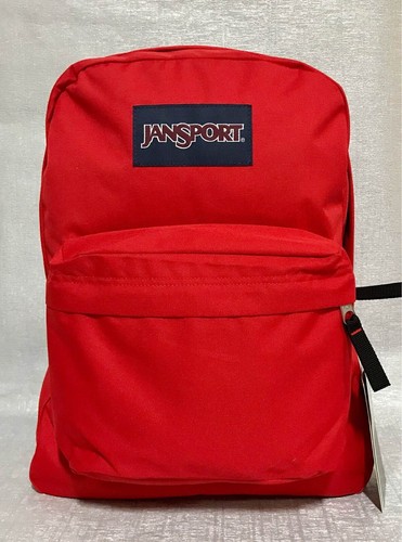 NWT Jansport superbreak backpack school Backpack Red Tape