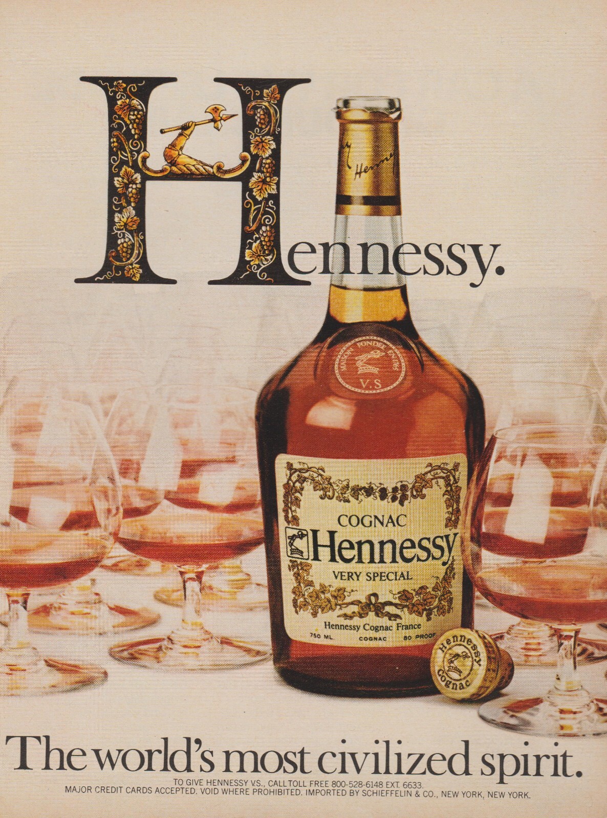 1982 Hennessy Cognac - 