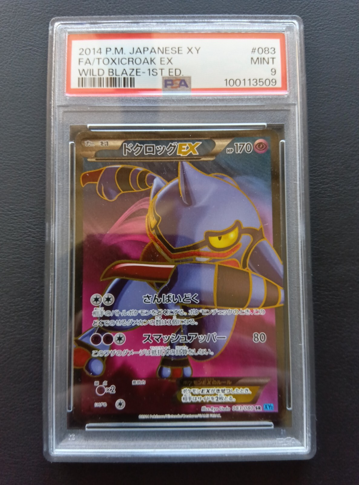 PSA9 ドクロッグEX SR XY2 ワイルドブレイズ 083/080
