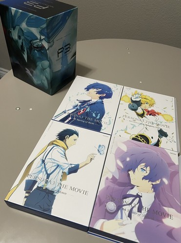 Persona 3 The Movie Limited Edition Blu-ray with Box LOT 4