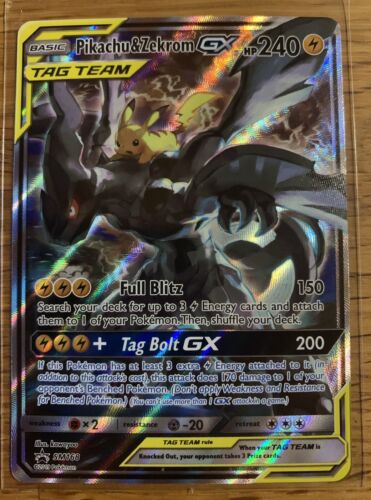 Pokemon Pikachu Zekrom GX PROMO SM168 NO PSA Englisch (EN)
