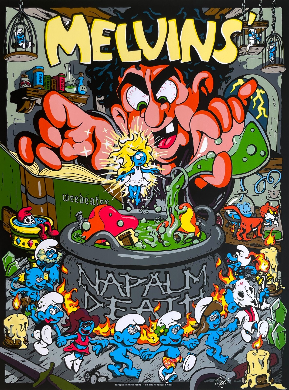 送料込み Napalm Death シルクスクリーンポスター 1996年 $_57.JPG?set_id=880000500F