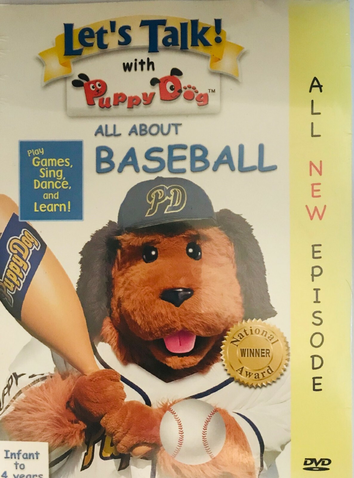 CHILDREN/FAMILY-LETS TALK WITH PUPPY DOG PHONICS DVD CD