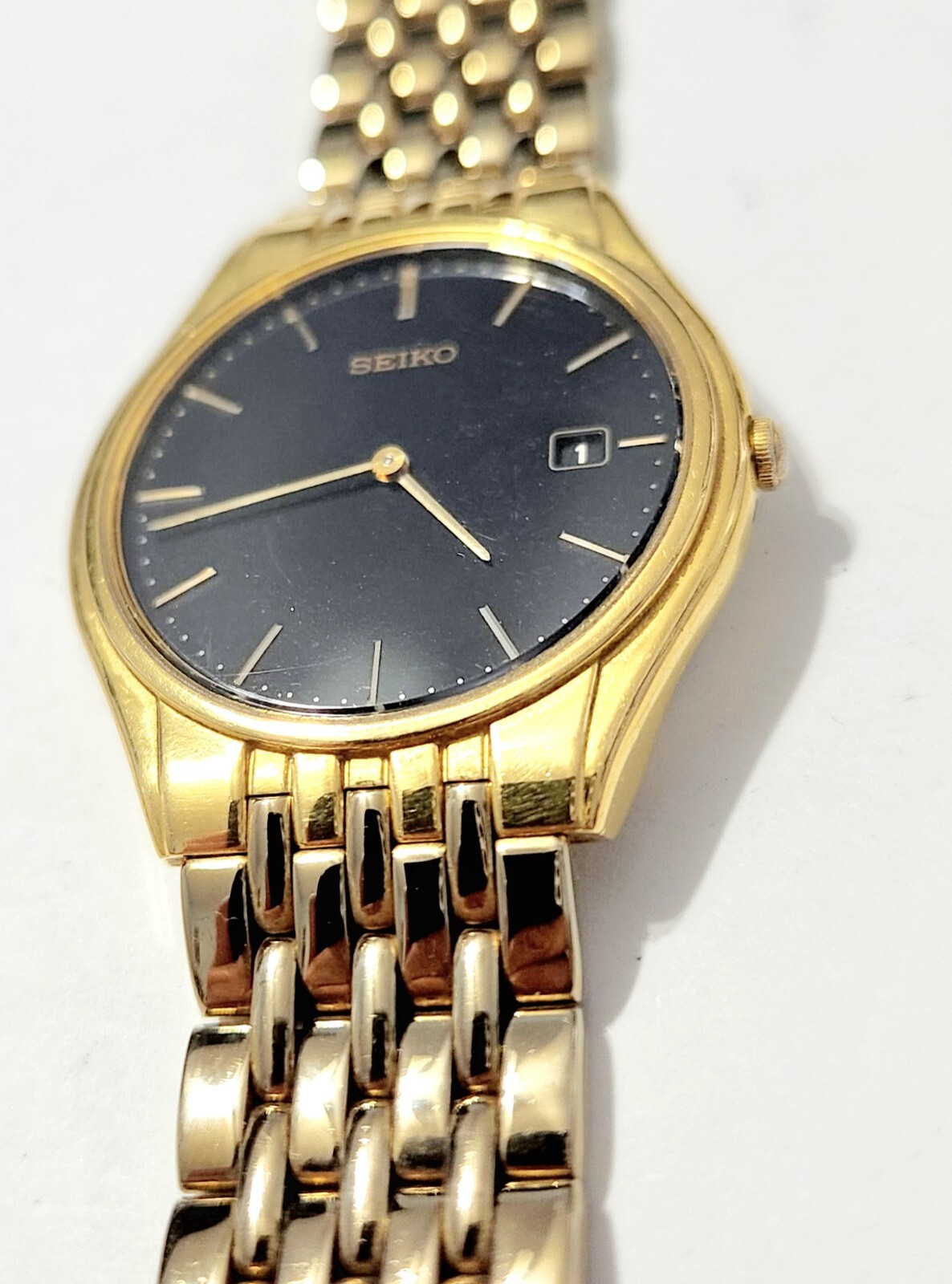 ff492 SEIKO 1320-5490 ゴールド オーバル　ヴィンテージ風 ff492 SEIKO 1320-5490 ゴールド オーバル ヴィンテージ風