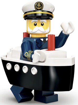 LEGO Series 23 Ferry Boat Captain Minifigure (71034) New Retired Collectible