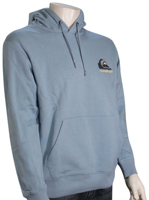 

Пуловер с капюшоном Quiksilver Omni Logo — Ashley Blue — Новинка, Синий