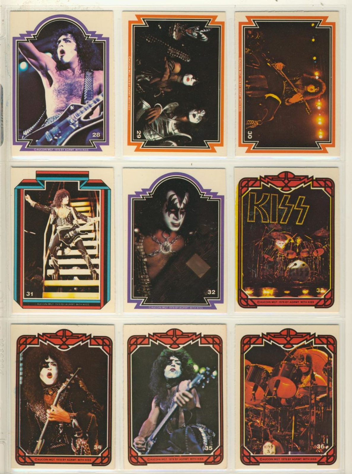 KISS 1978 Donruss Series #1 ~  PICK One Single Card   ~ 1-66 ~