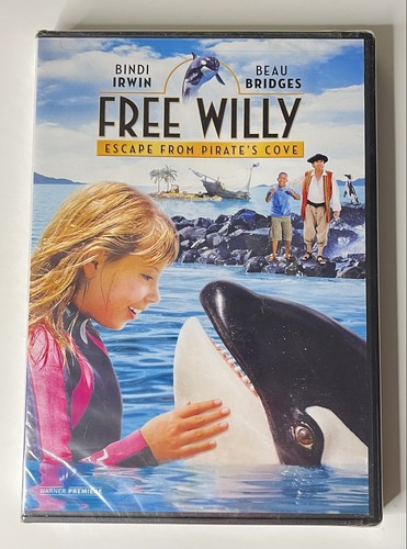 Waive 「CASE  OF Waive」DVD Free Willy: Escape from Pirate's Cove (DVD, 2010) New Sealed