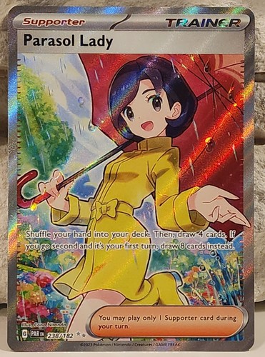 Parasol Lady Paradox Rift 238/182 Ultra Rare Full Art Holo