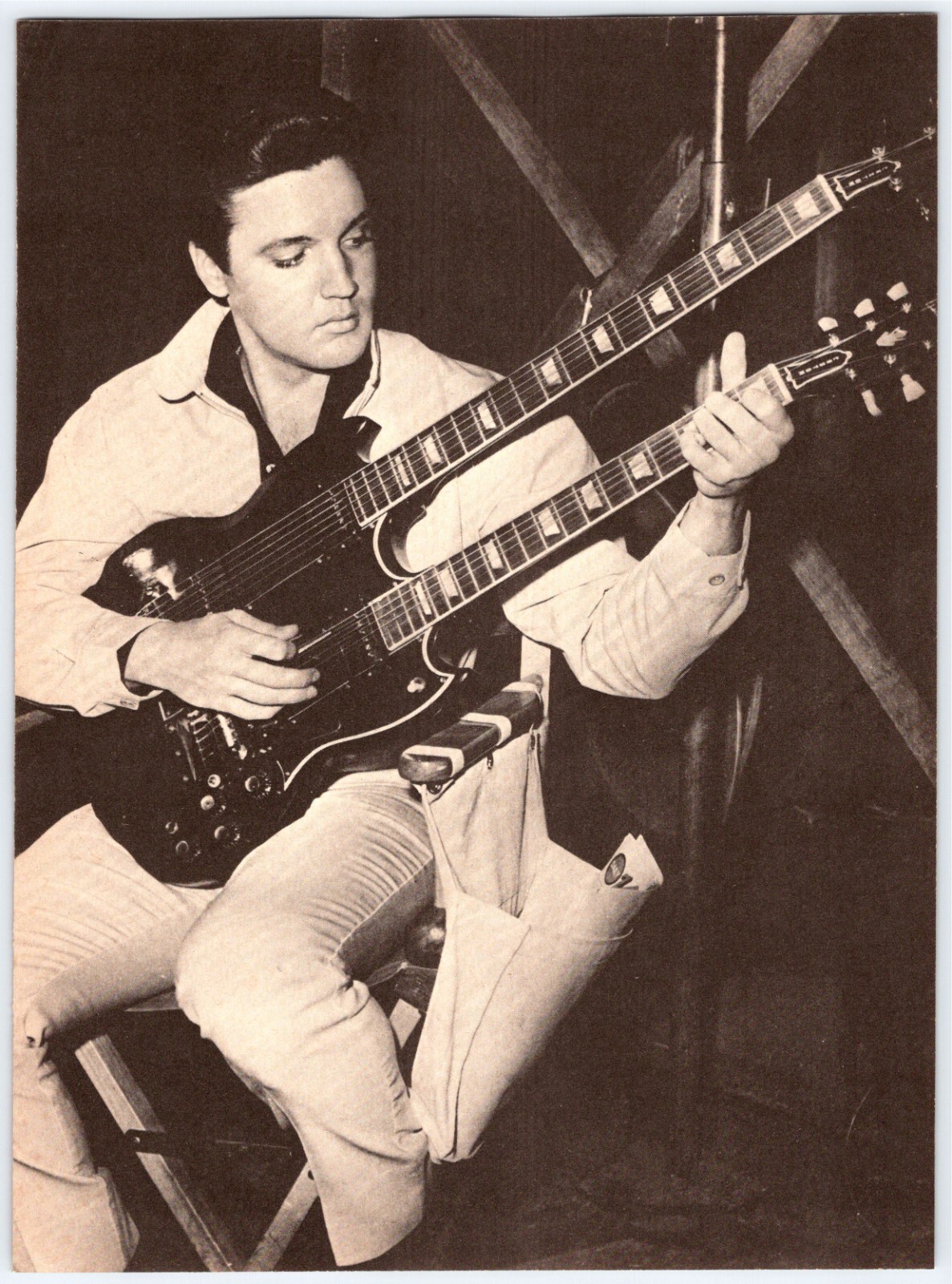 DOUBLE NECK GUITAR ELVIS PRESLEY 8