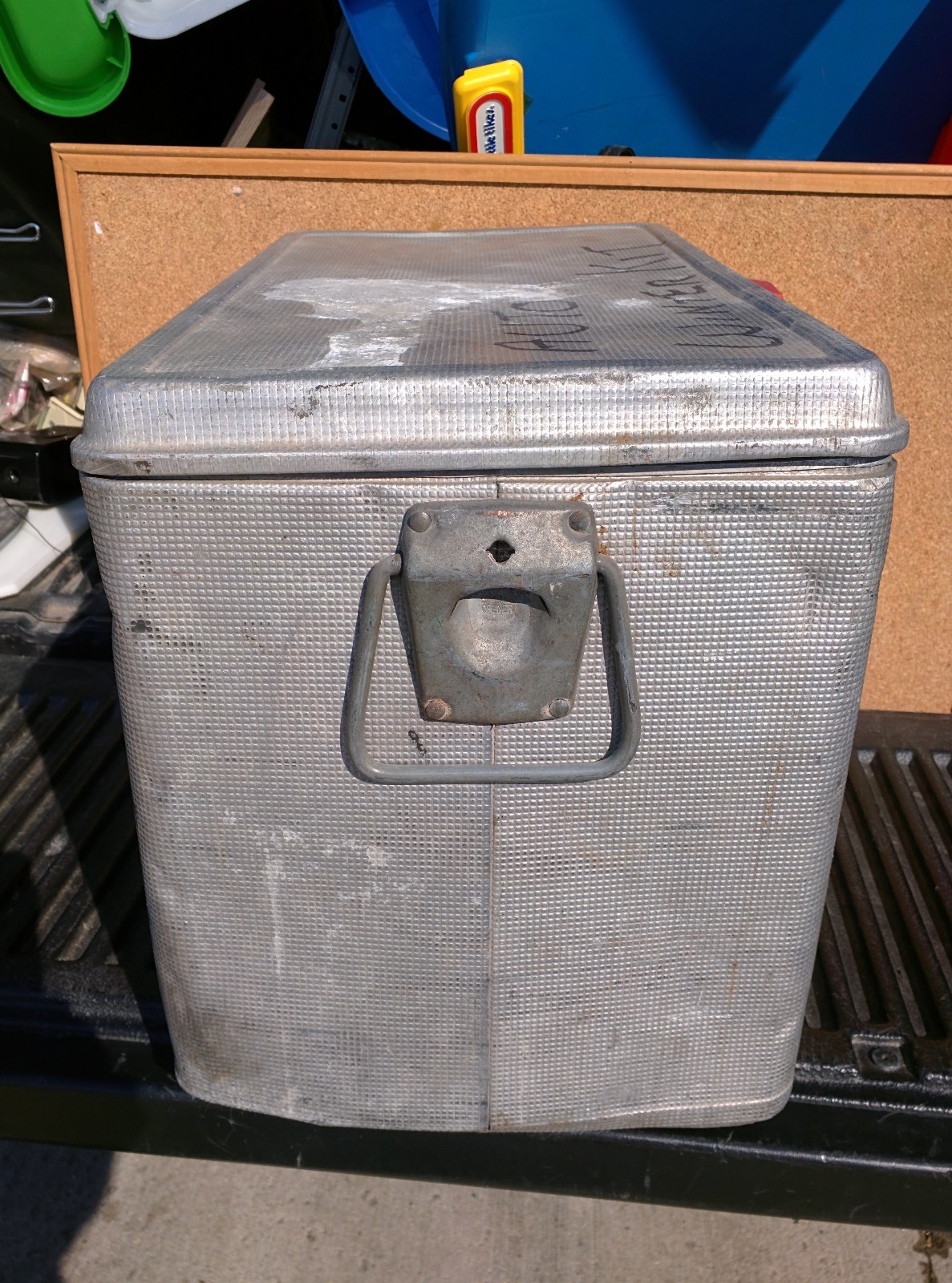 Vintage Aluminum Ice Chest Cooler Hamilton Skotch 1950’s