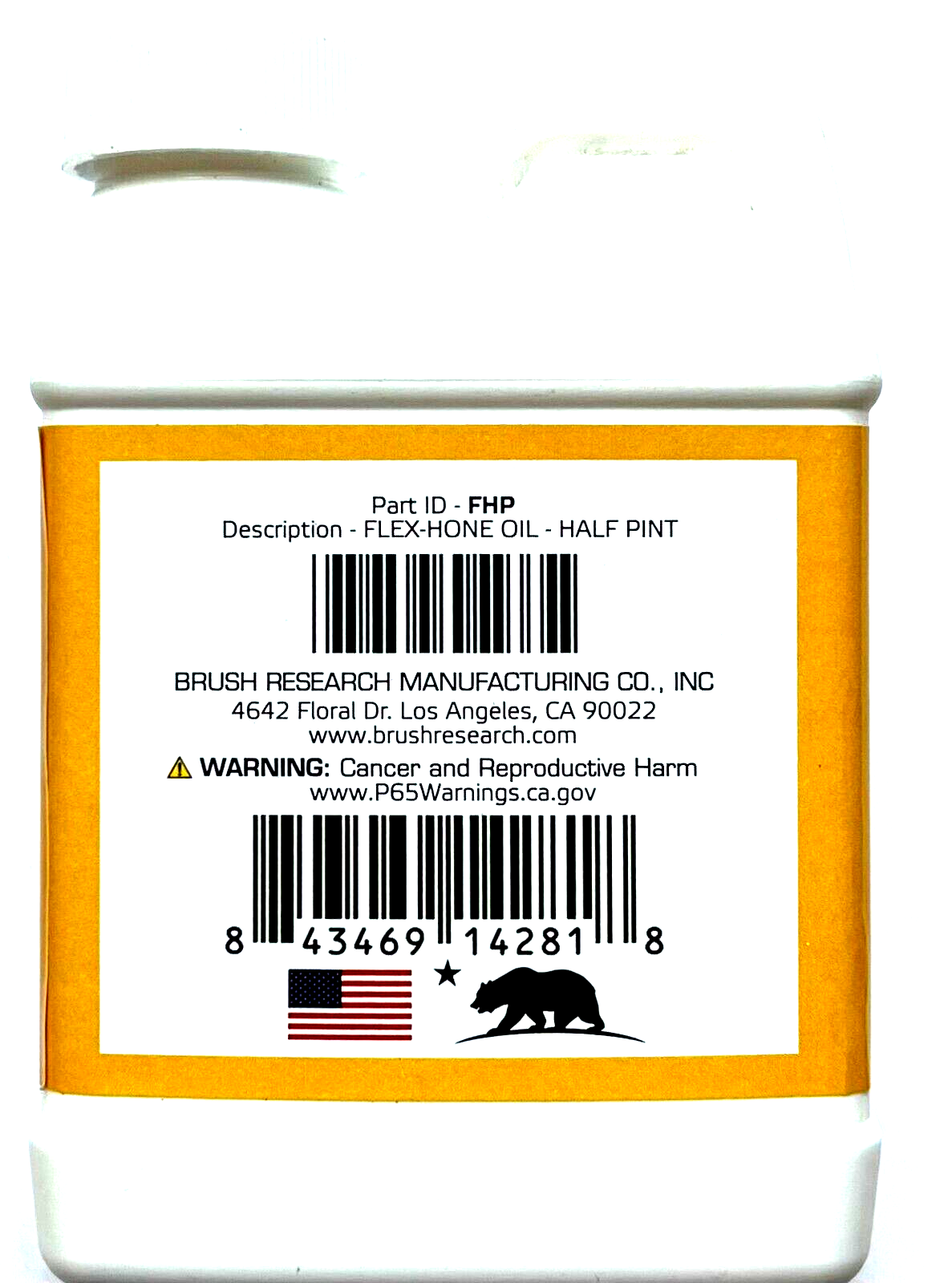 HONING OIL FLEX-HONE CYLINDER ENGINE PREMIUM QUALITY - BRM 1/2 PINT - NEW