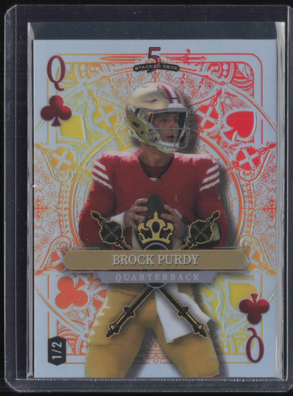 2024 Wild Card 5 Card Draw Stacked Deck Brock Purdy 1/2