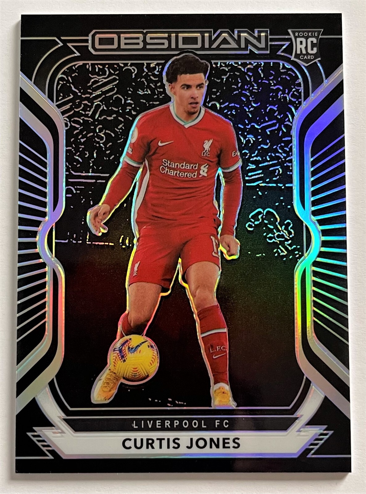 2020-21 PANINI OBSIDIAN CURTIS JONES /195 ROOKIE LIVERPOOL