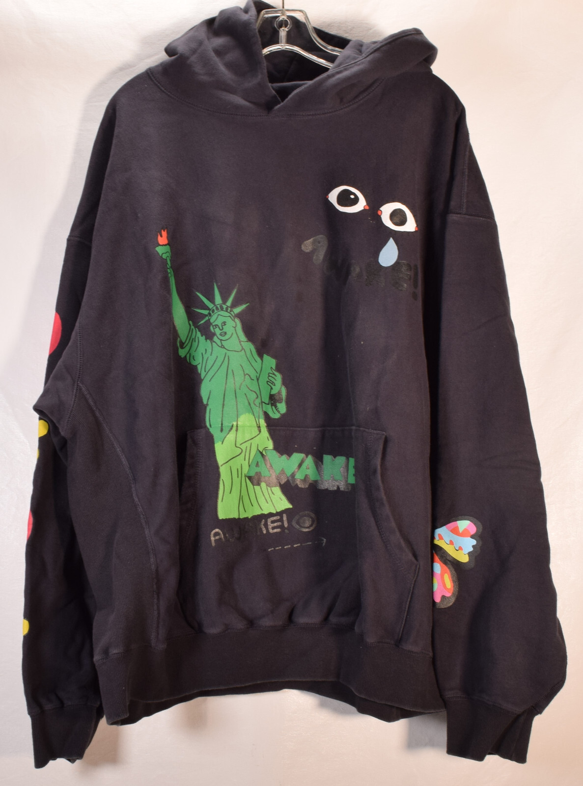 Awake NY x Stefan Meier Mens Graphic Hoodie Black 2XL | eBay