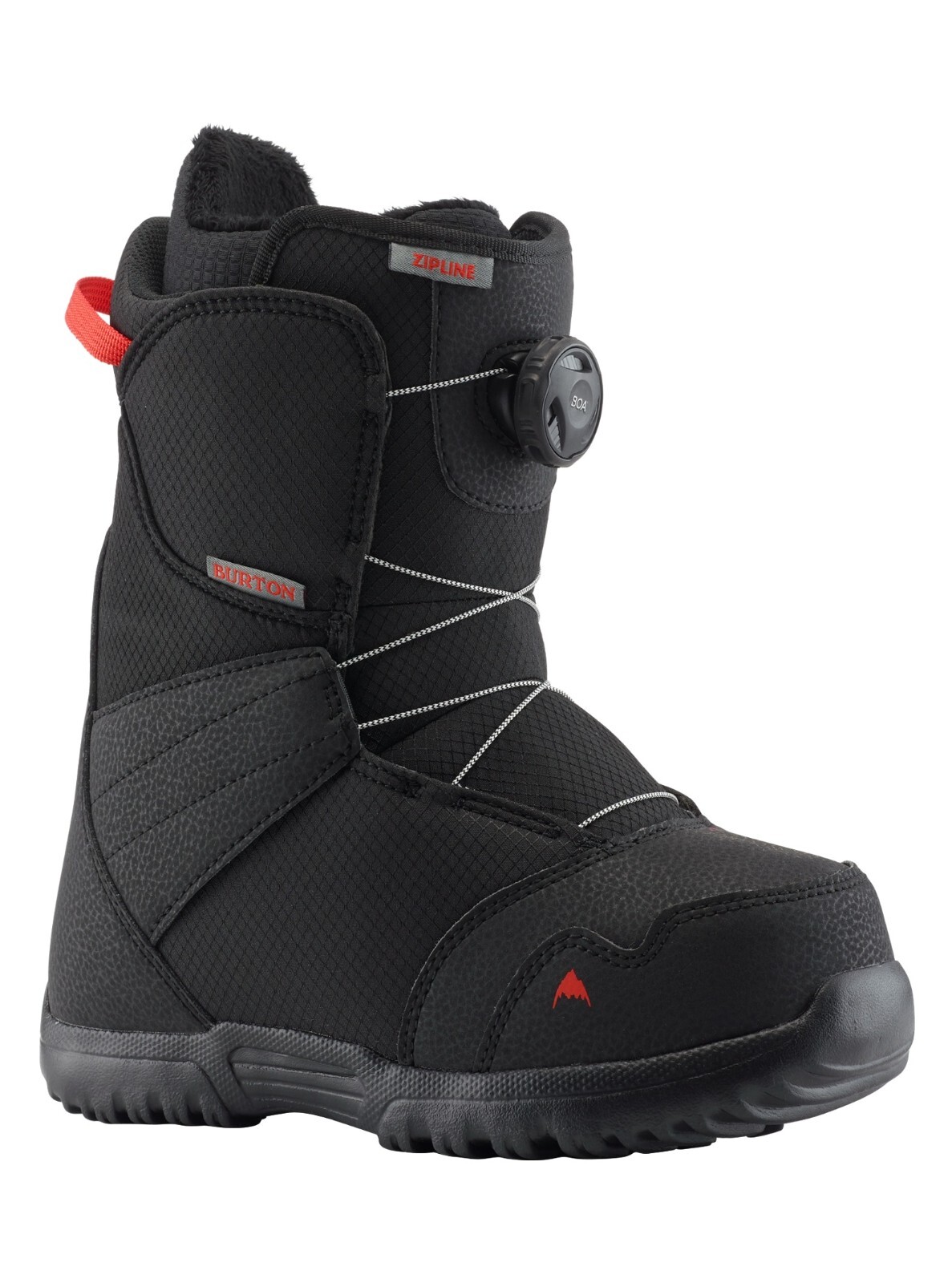 Brand New Kids 2025 Burton Zipline BOA Snowboard Boot Black