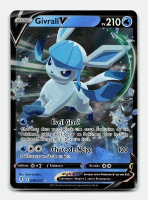 Carte Pokémon Givrali V 040/203 EB7 Evolution Céleste Epee Et Bouclier