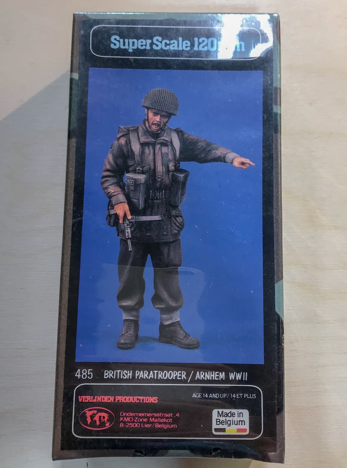 New Verlinden 120mm British Paratrooper/Arnhem WW2 (New Old Stock)