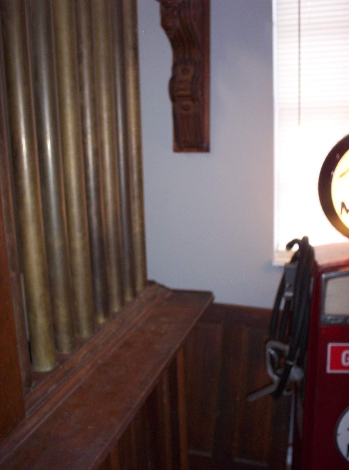VTG Architectural Commercial Cashiers Booth / Bar Liquor / Teller's Window Brass