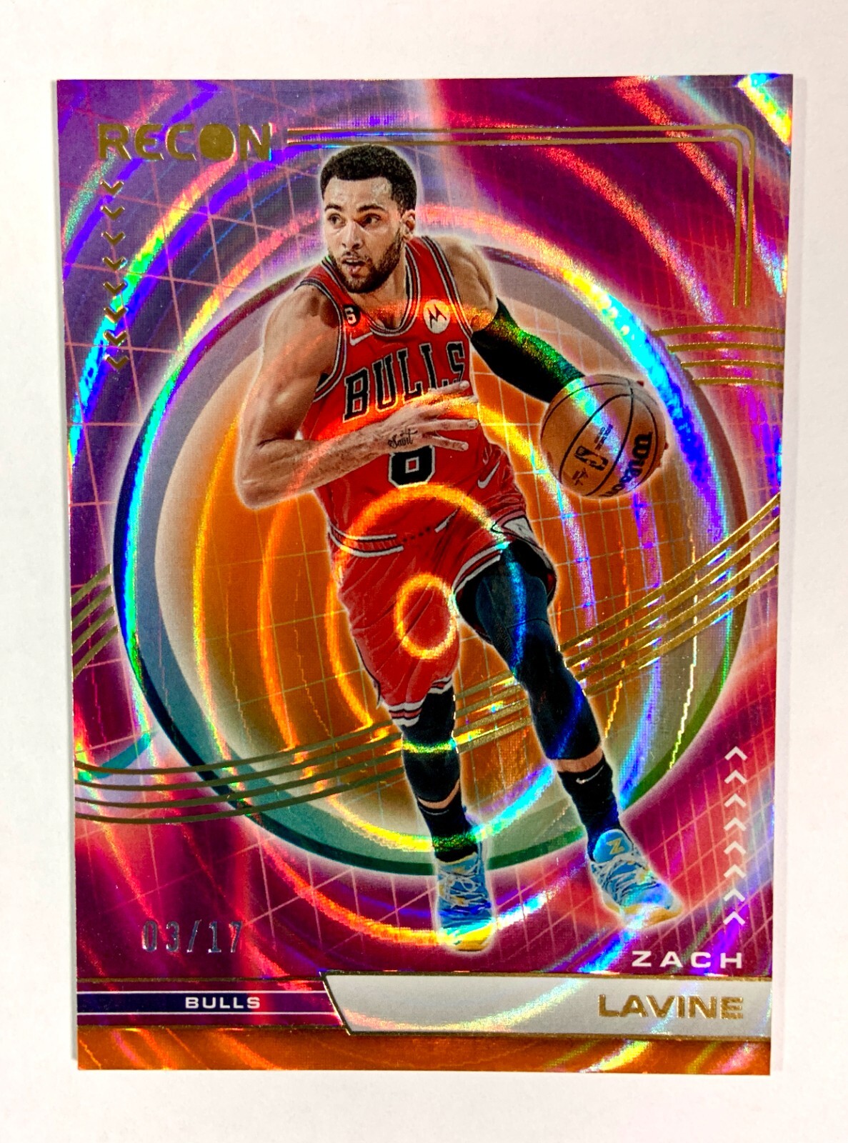 Zach Lavine 2022-23 Panini Basketball card NBA FOTL Recon