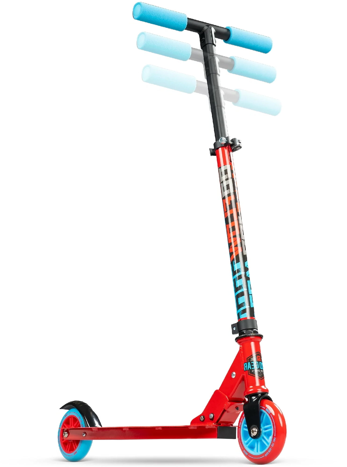 Madd Gear Flow 100 Folding Kids Inline Kick Scooter - Lightweight Height