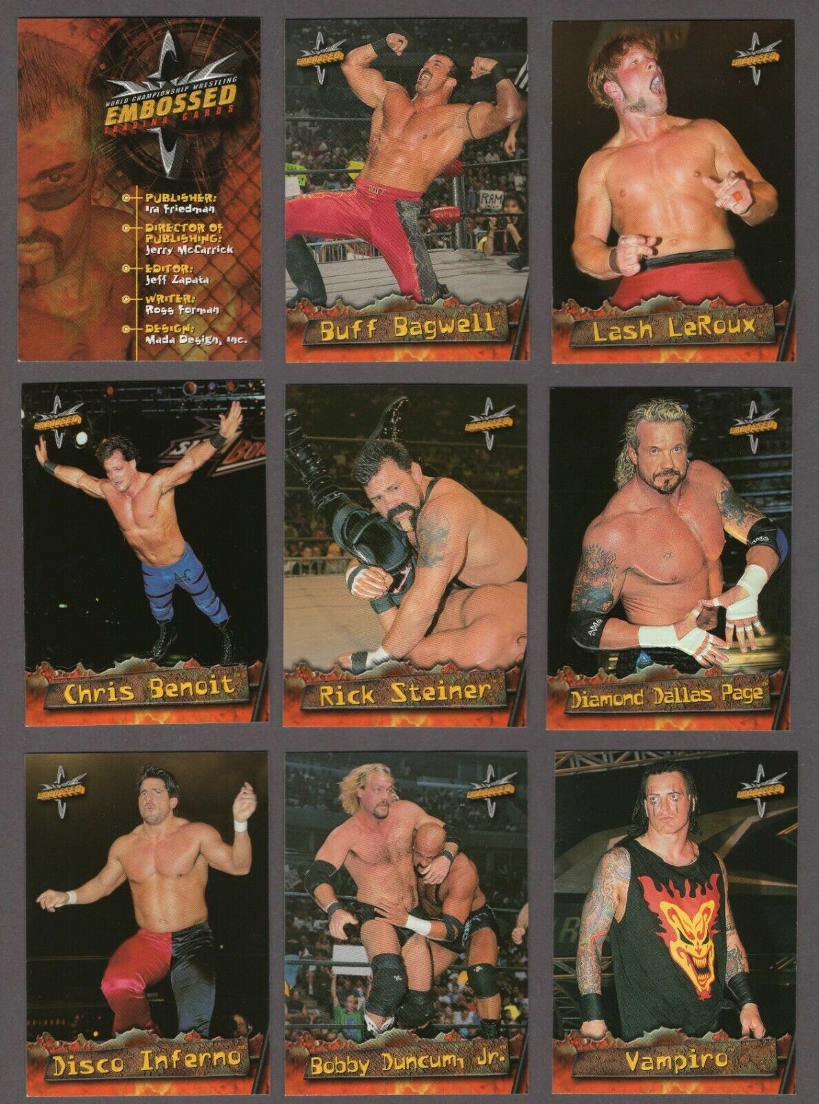WCW カード 72枚 WCW カード 72枚 WCW EMBOSSED 1999 SET OF 72 CARDS | eBay
