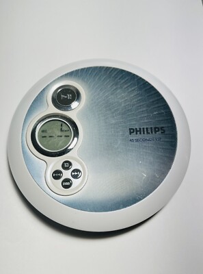 Philips AX2411/17 Portable CD Player Walkman 45 Second ESP - Works!