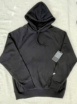 NWT Fabletics Men s Go-To Hoodie Zipped Pockets Fabletics Black Sz (M) MRP:$84