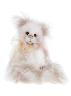 Charlie Bears 2024 | Kaleena Long Plush Teddy Bear Panda Embroidered Paws MFN