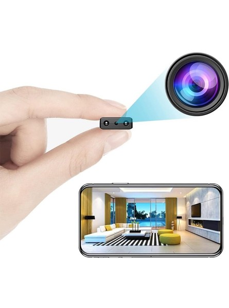 Hand placing lens over smartphone camera, augmented reality concept.