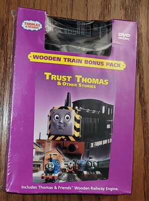 NEW Thomas & Friends Trust DVD 2007 George Carlin +BONUS Wooden Diesel Engine