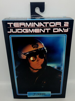 Brand New! 2015 Terminator 2 Judgement Day Ultimate T-1000 Motorcycle Cop Figure