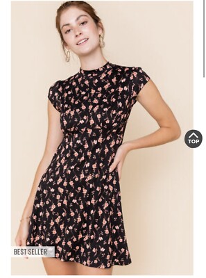 Francesca s Freddie Scattered Floral Mini Dress XS