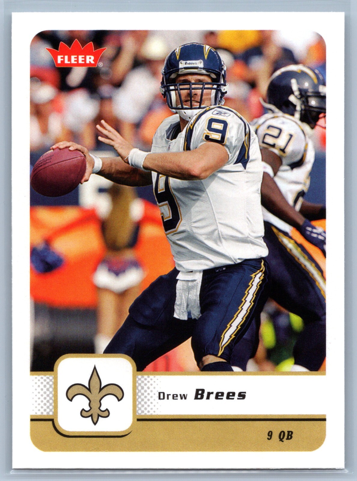 Drew Brees 2006 Fleer Football #81 New Orleans Saints NFL