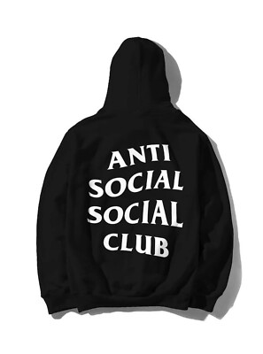 Size X-Large - Men s Anti Social Social Club Black Hoodie Mind Games NEW XL FW