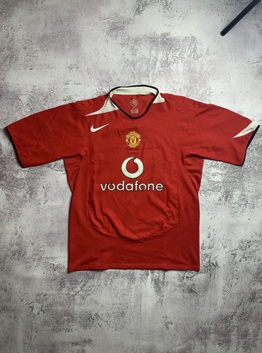 VINTAGE MANCHESTER UNITED JERSEY 2006 Vodafone Size L On Tag