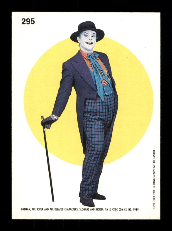 Joker Leaning On Cane 295 DC Comics Batman Trading Card TCG CCG | eBay