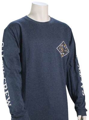 Футболка Salty Crew Boys Tippet Tides LS — Темно-синий Хизер — Новинка