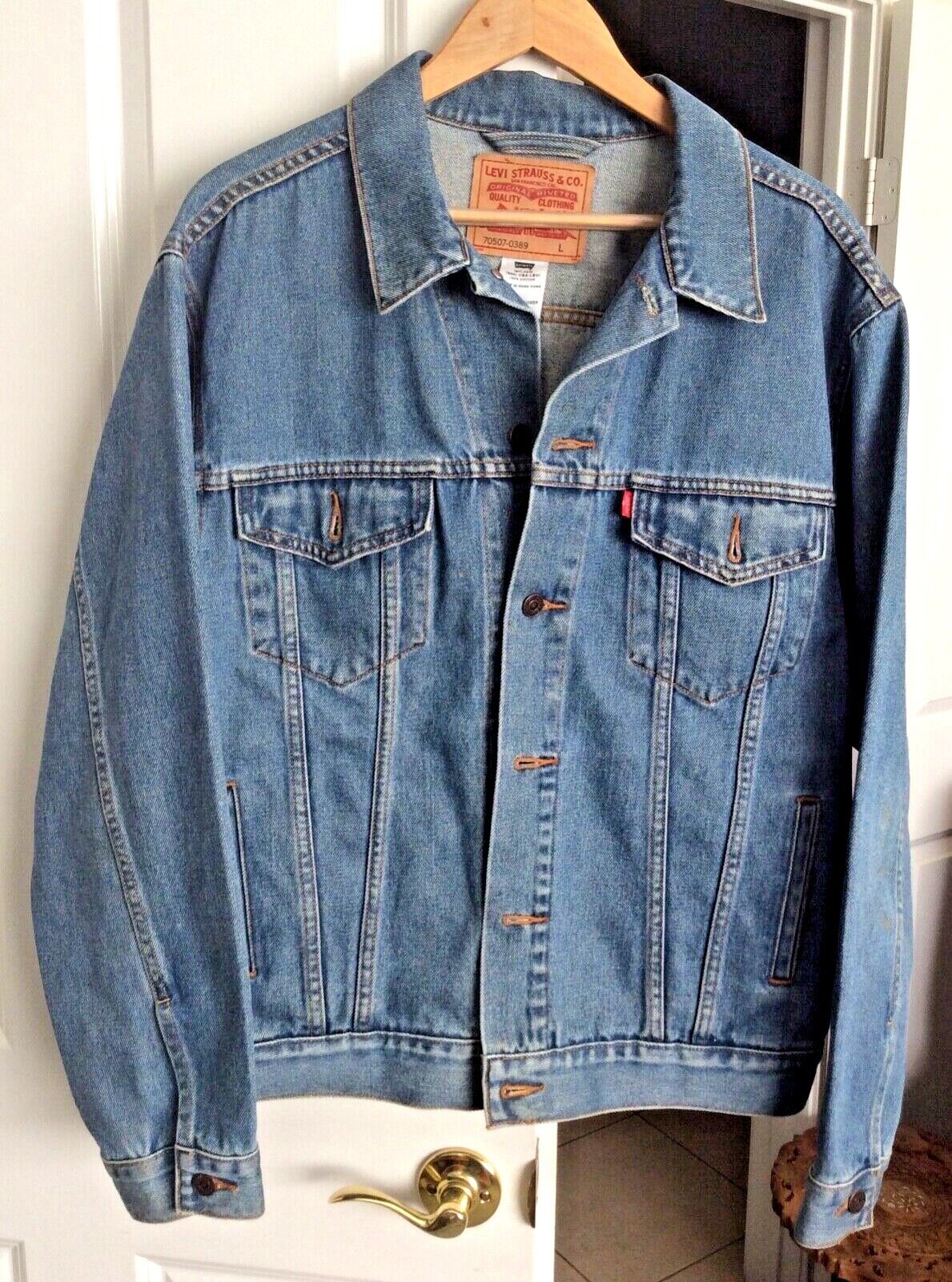 Genuine 70s Levis Denim Big E Type III 70505 0217 Trucker