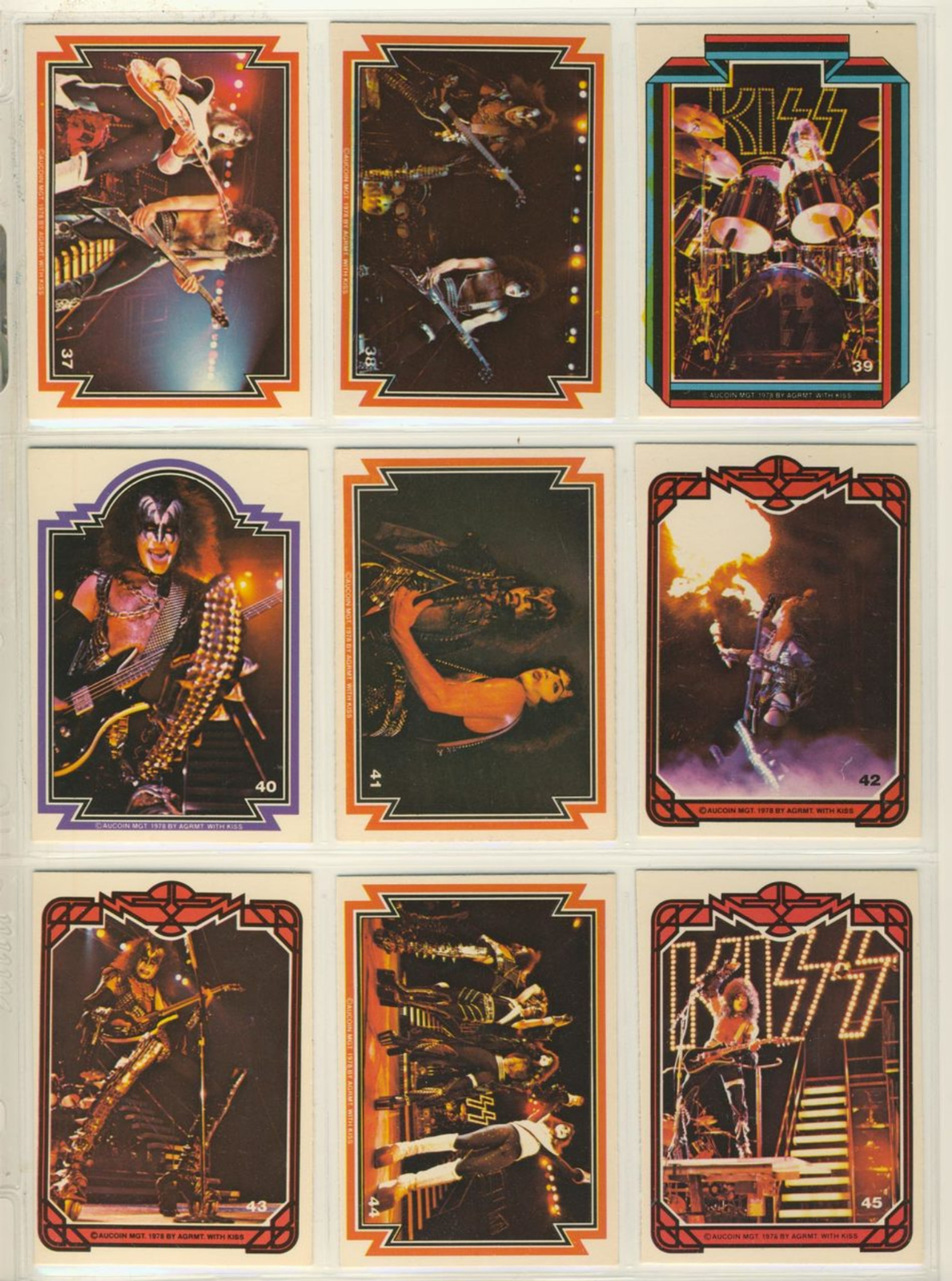 KISS 1978 Donruss Series #1 ~  PICK One Single Card   ~ 1-66 ~