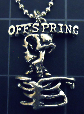 The Offspring Pendant Stainless Ball Chain New Old Stock Rare SMASH Necklace