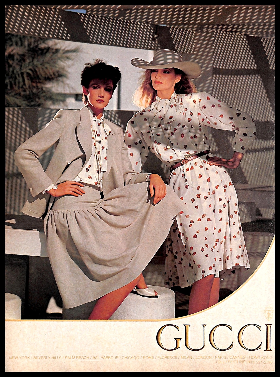 1981 Gucci Designer Clothing Vintage 