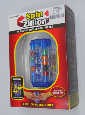 SPIN ZILLION ULTIMATE CHALLENGE PUZZLE, BRAIN TEASER, NIP