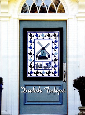 Dutch Tulips , Royal Interlude,Painter's Palette Bed Runner   Quilt pattern only