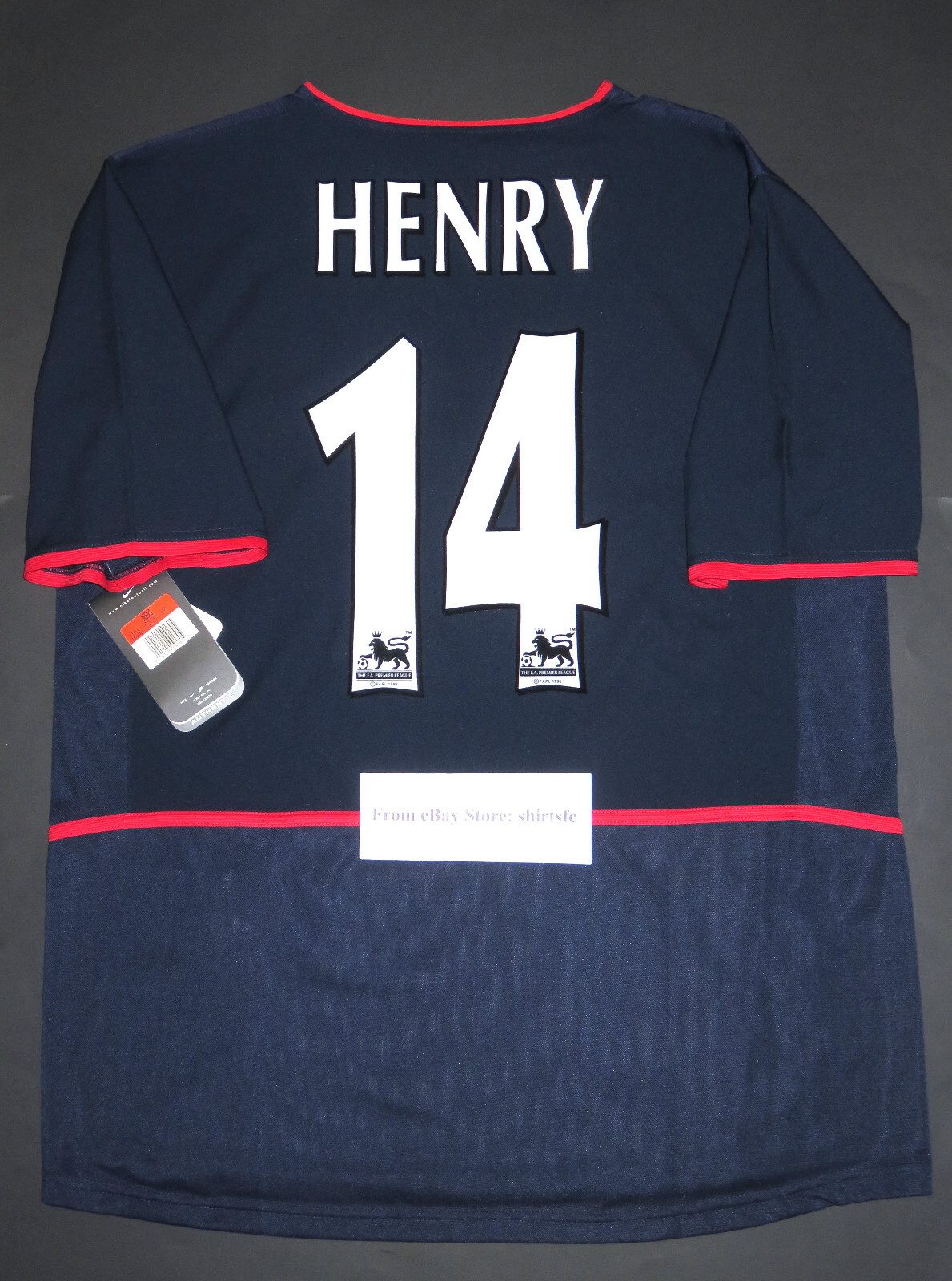 NIKE　2002〜03 アーセナル　アンリ　ARSENAL　HENRY 2nd NIKE 2002〜03 アーセナル アンリ ARSENAL HENRY 2nd 2002/03