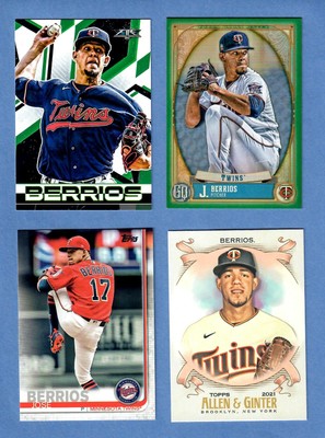 Jose Berrios Lot 2021 Topps Green Parallel