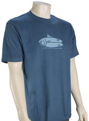 

Футболка Quiksilver Waterman Fish Tales — синий цвет — новинка