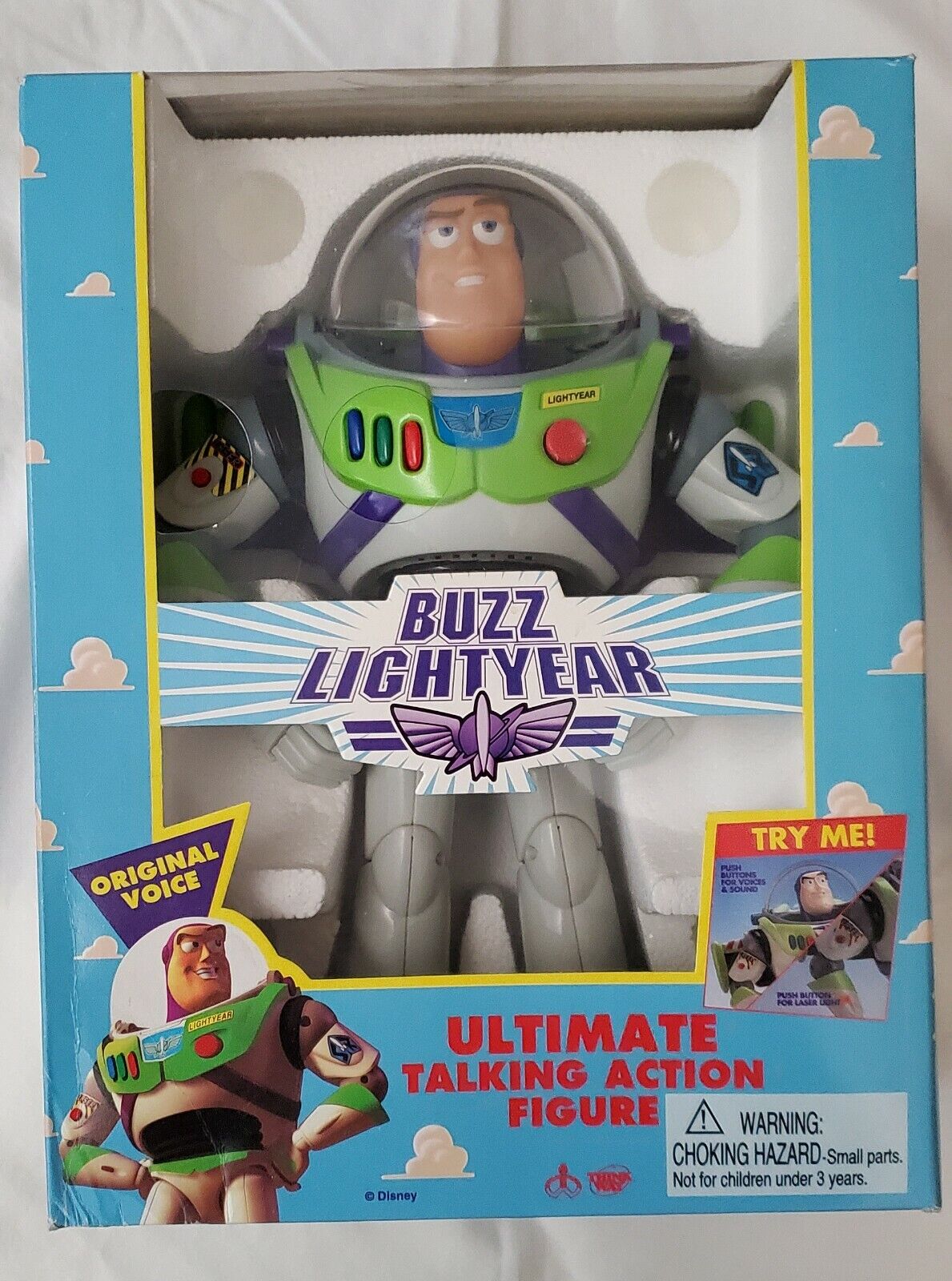 Vintage Talking Buzz Lightyear 1995 Factory Defect Variant Toy Story RARE Vintage Talking Buzz Lightyear 1995 Factory Defect Variant Toy Story RARE