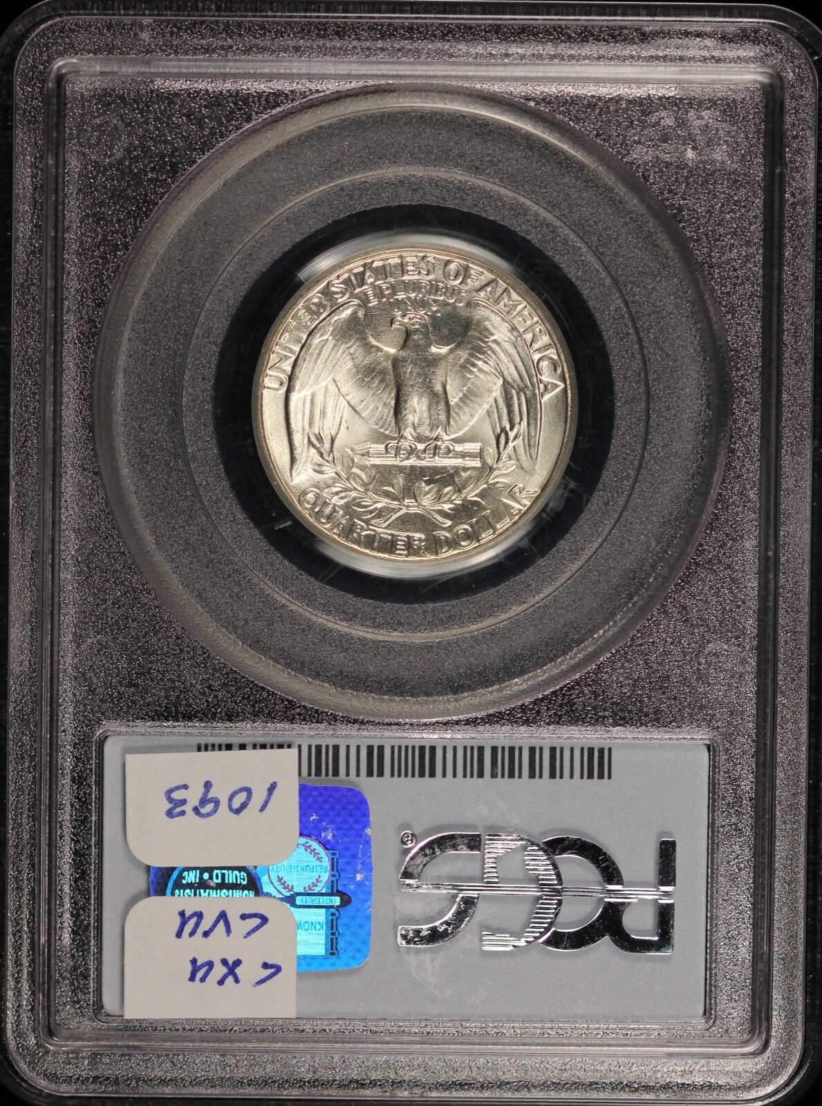 1935 Washington Quarter 25c, PCGS MS65, Lafayette Rarities (Inv. 1093)