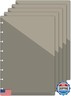Eleven Discs Junior Pocket Dividers for Discbound Notebooks fits Circa, Arc, TUL (Black Semi-Transparent, Set of 5)